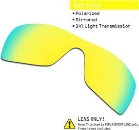 img 3 attached to SmartVLT Men'S Replacement Lenses For Oakley Batwolf OO9101 Sunglass - More Options Than Ever!