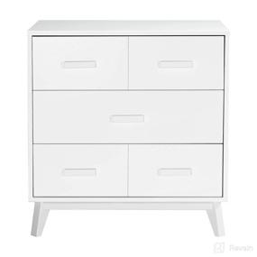 img 1 attached to 🚼 Babyletto Scoot 3-Drawer Changer Dresser in White | Greenguard Gold Certified | Removable Changing Tray