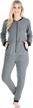 women's fleece non-footed solid color onesie pajamas jumpsuit by sleepyheads logo