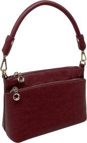 img 2 attached to 👜 Solene Stylish Crossbody Handbag with Multiple Pockets - Women's Handbags & Wallets