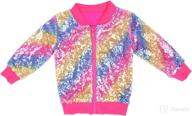 cilucu kids jackets: sparkling sequin zipper coats for girls and boys - perfect toddler birthday & christmas clothes logo