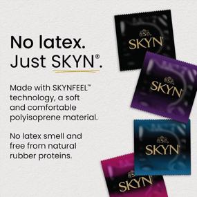 img 1 attached to Испытайте повышенное удовольствие с новыми безлатексными презервативами SKYN'S, упаковка 24 шт.