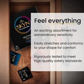 img 2 attached to Испытайте повышенное удовольствие с новыми безлатексными презервативами SKYN'S, упаковка 24 шт.