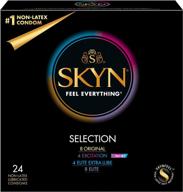 испытайте повышенное удовольствие с новыми безлатексными презервативами skyn's, упаковка 24 шт. логотип