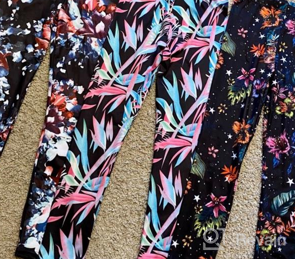 img 1 attached to UONLBEIB Multipack Leggings Lightweight Comfortable Girls' Clothing and Leggings review by Michael Vargas