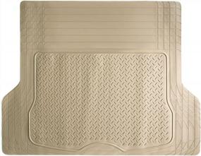img 4 attached to Heavy Duty Rubber Cargo Liner Floor Mat For All Seasons - COPAP Weathershield Trim-To-Fit With Beige Finish