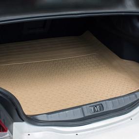 img 2 attached to Heavy Duty Rubber Cargo Liner Floor Mat For All Seasons - COPAP Weathershield Trim-To-Fit With Beige Finish
