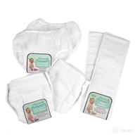dappi small reusable waterproof nylon diaper pants bundle - ultimate protection for your little one! логотип