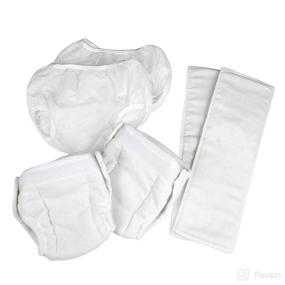 img 3 attached to Dappi Small Reusable Waterproof Nylon Diaper Pants Bundle - Ultimate Protection for Your Little One!
