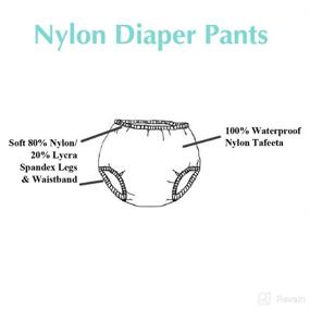 img 2 attached to Dappi Small Reusable Waterproof Nylon Diaper Pants Bundle - Ultimate Protection for Your Little One!