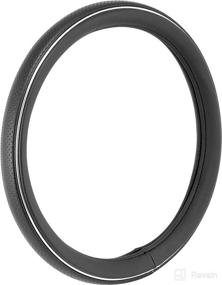 img 1 attached to 🔧Улучшите свой руль с универсальной чехлом Bell Automotive 22-1-76114-8 Fast Line - черный.