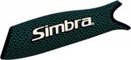 simbra navy blue field hockey shin guard for girls, boys, and youth: extra protection and lightweight design in small and medium sizes logo
