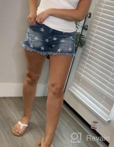 img 1 attached to Women'S Casual Summer Shorts With Pockets - Mid Waisted Denim Shorts By Onlypuff review by Holly Naragon