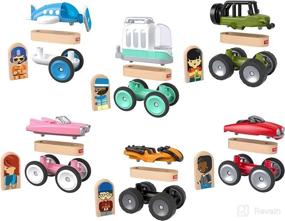img 2 attached to 🚗 Fisher-Price Wonder Makers Design System: Explore the Vehicle 6-Pack!