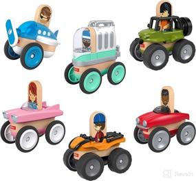 img 3 attached to 🚗 Fisher-Price Wonder Makers Design System: Explore the Vehicle 6-Pack!