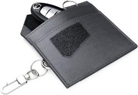 img 1 attached to 🔒 Protect Your Car with XPACK Signal Blocking Car Keys Holder: Key FoB Anti-Theft Faraday Bag RF Shield for Secure Signal Prevention