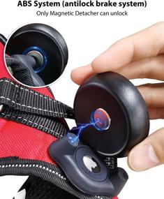img 1 attached to 🐾 Adjustable AirTag Holder for Dog Collars and Harnesses - Stouchi Protective AirTag Case with Fixing Buckle for iPhone, AirTag Pet, Dog and Cat AirTag Mount