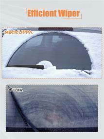 img 1 attached to 🚗 MIKKUPPA Rear Wiper Arm Blade Replacement for 2000-2012 Toyota RAV4 - All Season Natural Rubber, Easy Installation & Clear Visibility