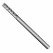 double cut tungsten rotary file carbide burr for metal grinding, polishing, and carving with 1/8-inch shank for die grinder kits - hautmec ht0200-mc logo