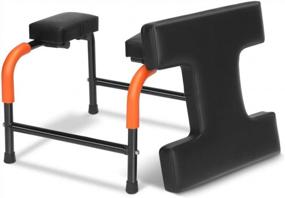 img 4 attached to AYNEFY Yoga Headstand Chair: Inversion Stool For Home Exercise & Fitness Workouts