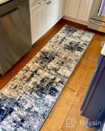 img 1 attached to Gray Distressed Abstract Area Rug, 5' X 7', By Rugshop - Achieve A Stand-Out Look For Your Home Interiors review by Brian Rivera
