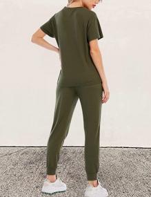 img 3 attached to Stylish And Comfortable Women'S 2 Piece Jogger Set With Pockets For Lounge And Fitness