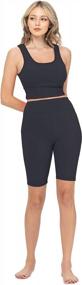 img 1 attached to FASHION BOOMY Women'S 2 Piece Activewear Set - Sports Bra And High Waisted Leggings
