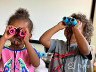 img 1 attached to Gifts For Kids: Obuby Real Binoculars With 8X21 High-Resolution Optics - Compact Toy Binocular For Bird Watching, Travel, Camping - Ideal For Boys And Girls Aged 3-12 Years review by Rudolph Mceachern