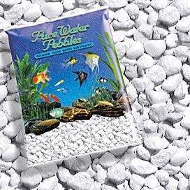 img 1 attached to 🐠 Enhance Your Aquarium with Pure Water Pebbles Platinum White Frost Gravel - 5 LB Bag of Colored Fish Tank Gravel