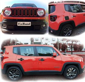 img 2 attached to 18-Piece Red & Black EnRand Renegade Accessories Set: Door Handle Covers, Gas Tank Cover, Tail Light Guards, Headlight Covers, And Grill Inserts