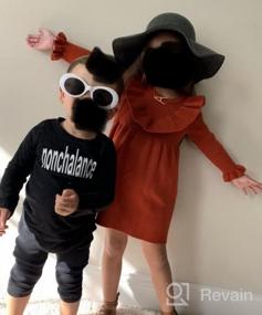 img 6 attached to 👗 Adorable Long Sleeve Knit Dress for Fall: Trendy Baby Girl Clothes & Toddlers Girls Clothes