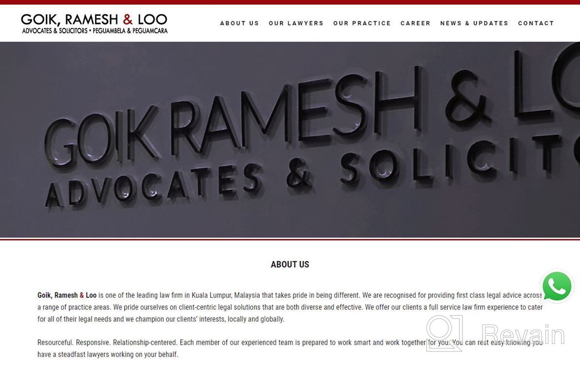 img 1 attached to Goik, Ramesh & Loo Advocates & Solicitors review by Ronald Orear