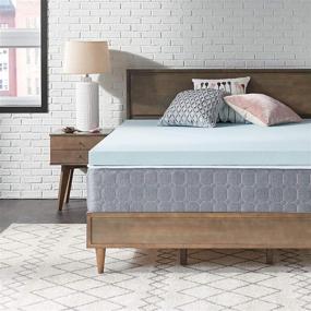 img 4 attached to 🛏️ Sealy TrueForm 3" Memory Foam Mattress Topper, Full - Transform your Full Bed with Ultimate Comfort