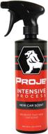 proje' new car scent spray: keep your car fresh with long lasting air freshener (16 oz) логотип