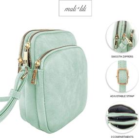 img 1 attached to 👜 Mali Lili Josie: Stylish Triple Crossbody Handbags & Wallets - The Perfect Crossbody Bags for Women