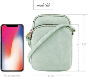 img 3 attached to 👜 Mali Lili Josie: Stylish Triple Crossbody Handbags & Wallets - The Perfect Crossbody Bags for Women