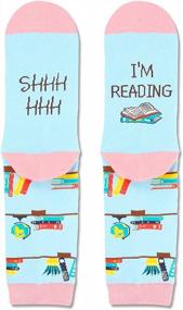img 2 attached to Подарки для девочек-подростков: забавные женские носки Zmart с читаемыми надписями