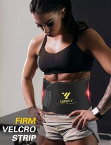 img 1 attached to LEEKEY Resistance Band Set - Pull Up Assist Bands, Stretch Resistance Band + Waist Trainer + Waist Trimmer.