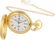 🔍 enhanced seo: charles hubert paris gold plated quartz men's pocket watches logo