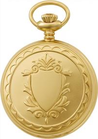 img 1 attached to 🔍 Enhanced SEO: Charles Hubert Paris Gold Plated Quartz Men's Pocket Watches