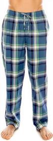 img 4 attached to Cozy And Stylish: TINFL Cotton Lounge Pants For Men With Soft Plaid Check Design And Pockets