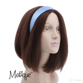 img 2 attached to Girls Inch Satin Headband Blue