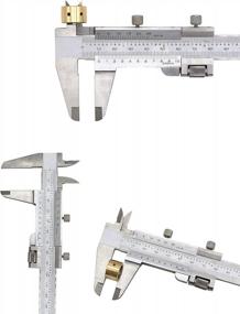 img 1 attached to 12 Inch/300Mm Precision Durable Stainless Steel Vernier Caliper - Fine Adjustment Measurements Measuring Tool