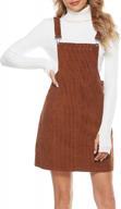 стильный вельветовый женский джемпер трапециевидной формы, сарафан, мини-платье, юбка с нагрудником, общий дизайн логотип