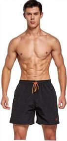 img 3 attached to Quick-Drying Waterproof Swim Shorts For Men With Breathable Mesh Lining - JustSun Beachwear