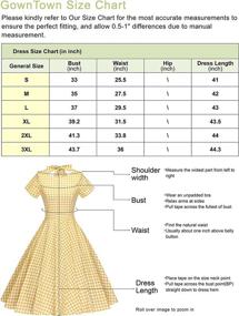 img 2 attached to GownTown Womens Vintage Rockabillty Stretchy Women's Clothing ~ Dresses