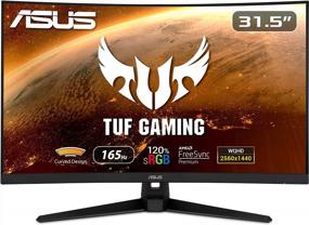 img 3 attached to ASUS VG32VQ1B: Adaptive Sync DisplayPort Monitor, 31.5" 2560x1440, Flicker-Free, Built-In Speakers, Blue Light Filter
