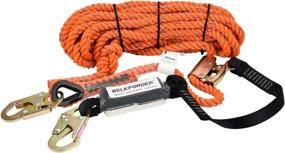 img 4 attached to Secure Your Safety With WELKFORDER'S 50FT Vertical Lifeline Assembly For Fall Protection