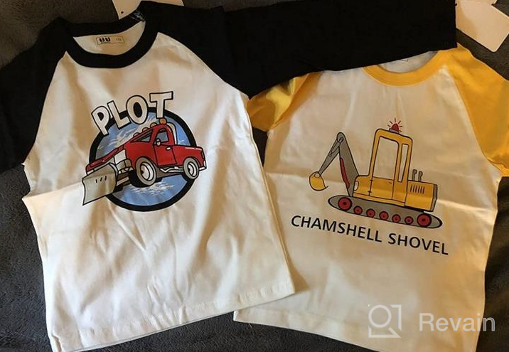 img 1 attached to 🚧 Excavate Joy with SUPFANS Toddler 3 Pack Excavator T Shirt for Boys' Clothing review by Shane Wallace