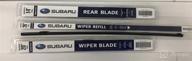 🚗 2008-2014 subaru tribeca front & rear windshield wiper blade refill set genuine - improved visibility guaranteed! logo